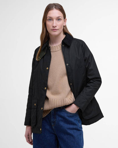 Barbour Dames | Acorn Waxed Jacket Navy - Colorie the Hague