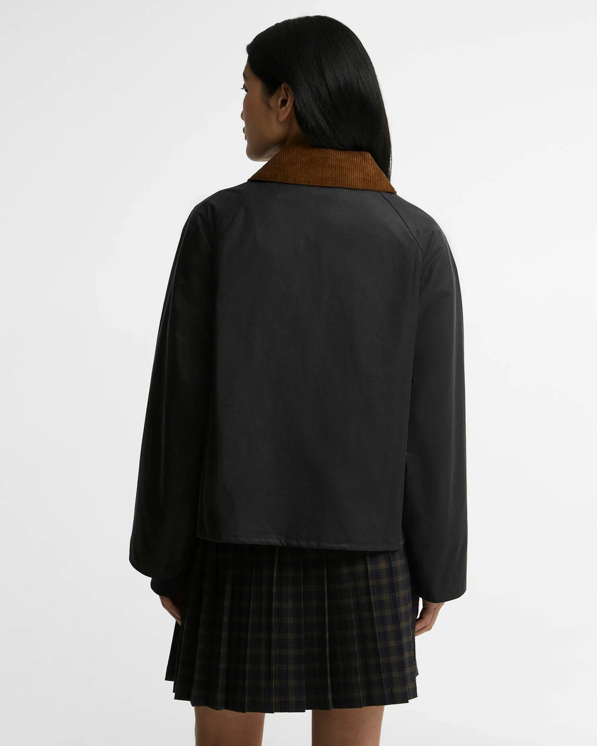 Barbour Dames | Arlene Waxed Jacket Navy - Colorie the Hague