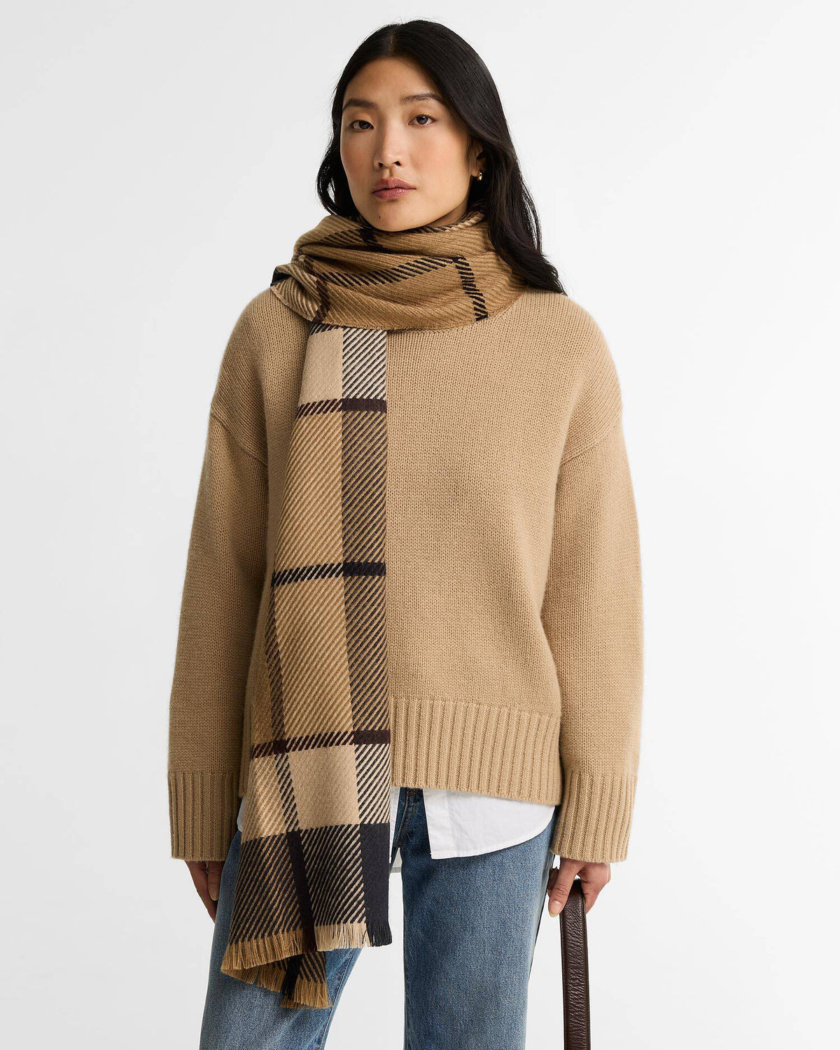Barbour Dames | Blair Tartan Scarf Birchwood - Colorie the Hague