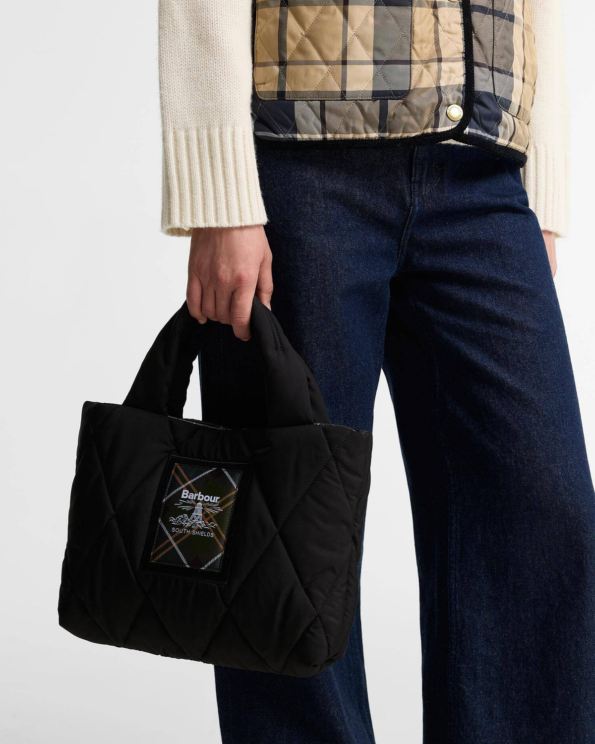 Barbour Dames | Connie Mini Quilted Tote Bag - Colorie the Hague