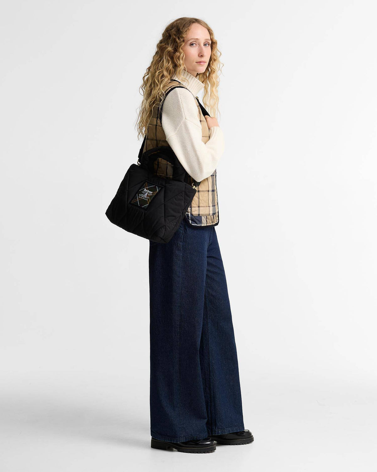 Barbour Dames | Connie Mini Quilted Tote Bag - Colorie the Hague
