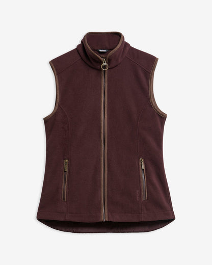 Barbour Dames | Country Colton Fleece Gilet | Fig - Colorie the Hague