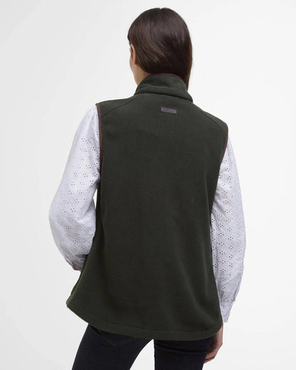 Barbour Dames | Country Colton Fleece Gilet | Sage - Colorie the Hague