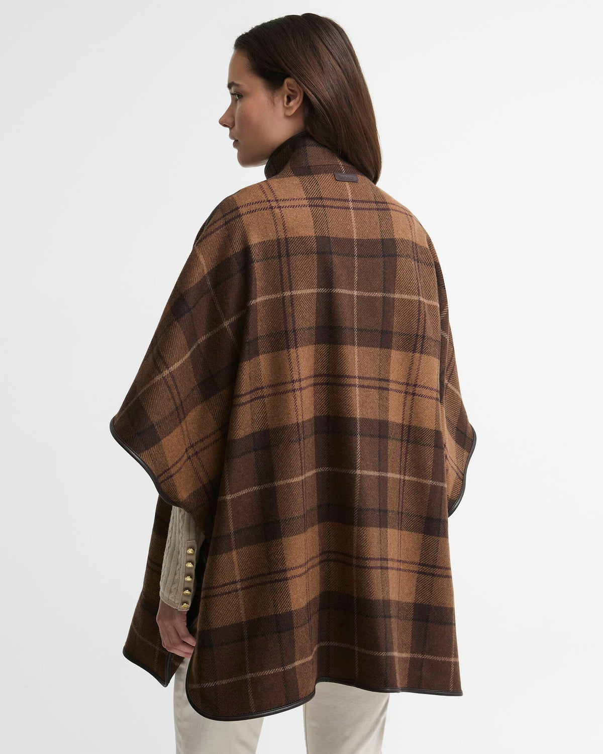 Barbour Dames | Judith Tartan Wool Cape - Colorie the Hague