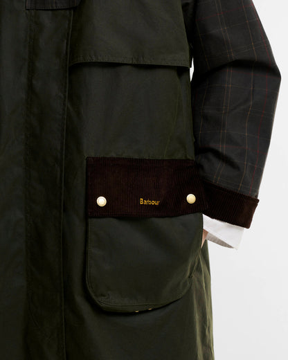 Barbour Dames | Kirklees Checked Waxed Jacket - Colorie the Hague