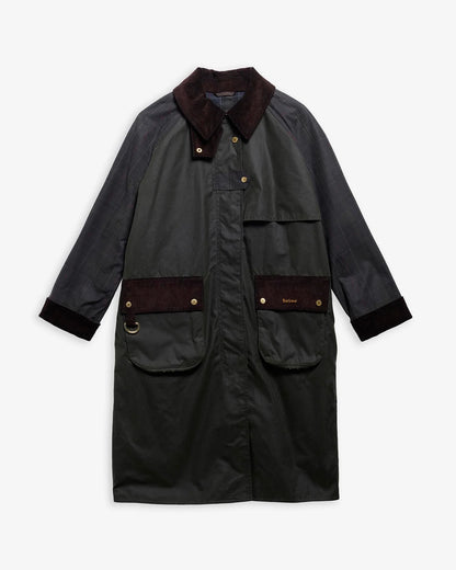 Barbour Dames | Kirklees Checked Waxed Jacket - Colorie the Hague