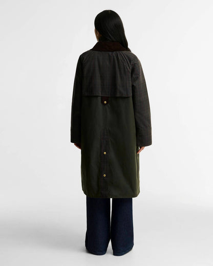 Barbour Dames | Kirklees Checked Waxed Jacket - Colorie the Hague