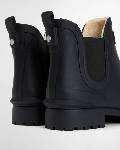 Barbour Dames | Kirkton Ankle Wellingtons | Black On Black - Colorie the Hague