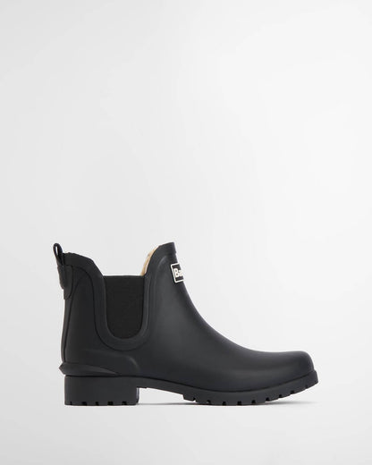 Barbour Dames | Kirkton Ankle Wellingtons | Black On Black - Colorie the Hague