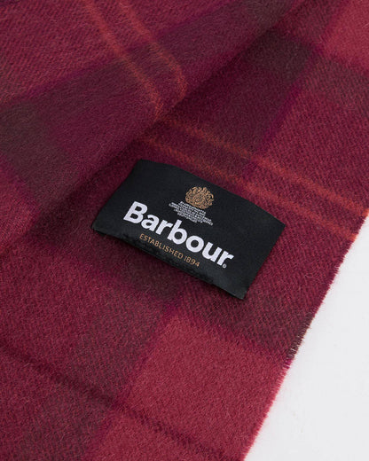 Barbour Dames | Mineral Tartan Wool-Cashmere Scarf - Colorie the Hague