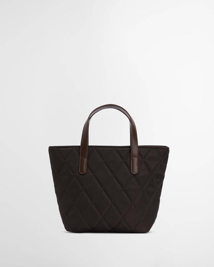 Barbour Dames | Quilted Mini Tote Bag | Olive - Colorie the Hague