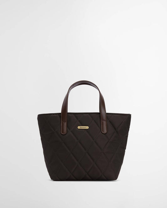 Barbour Dames | Quilted Mini Tote Bag | Olive - Colorie the Hague