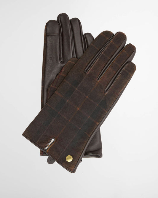 Barbour Dames | Scarlet Tartan Gloves - Colorie the Hague