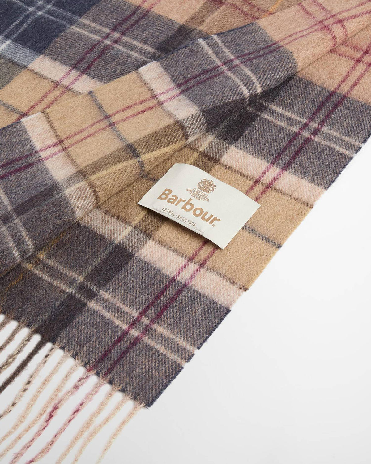 Barbour Dames | Serena Tartan Lambswool Scarf - Colorie the Hague