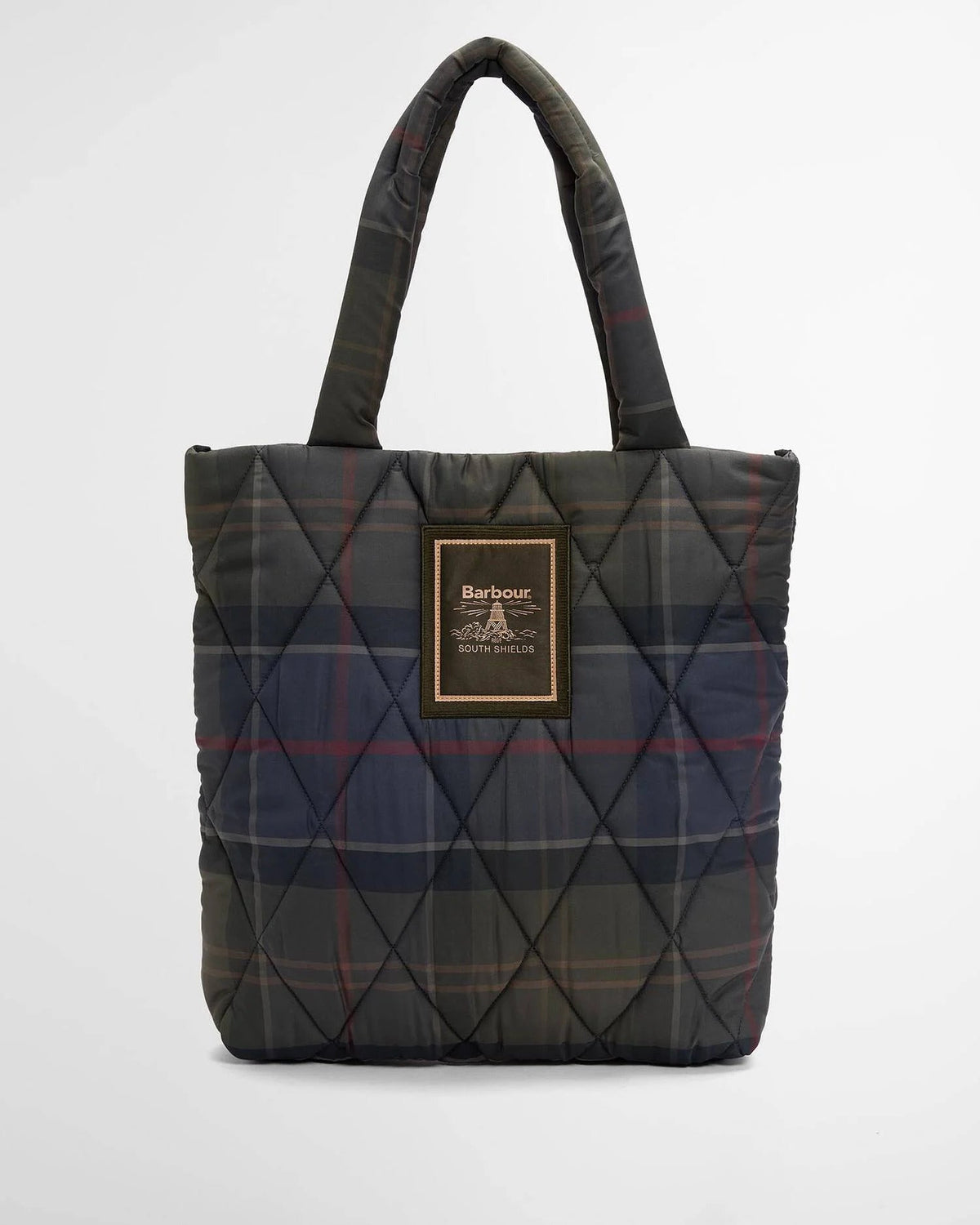 Barbour Dames | Tartan Arlene Quilted Tote Bag - Colorie the Hague