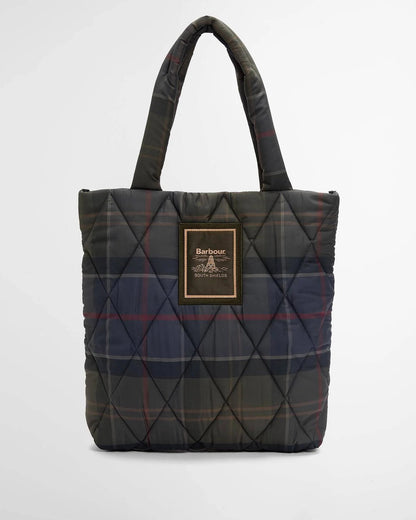 Barbour Dames | Tartan Arlene Quilted Tote Bag - Colorie the Hague