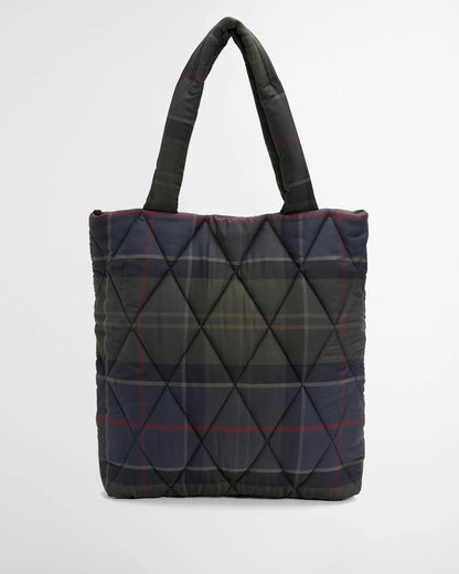 Barbour Dames | Tartan Arlene Quilted Tote Bag - Colorie the Hague