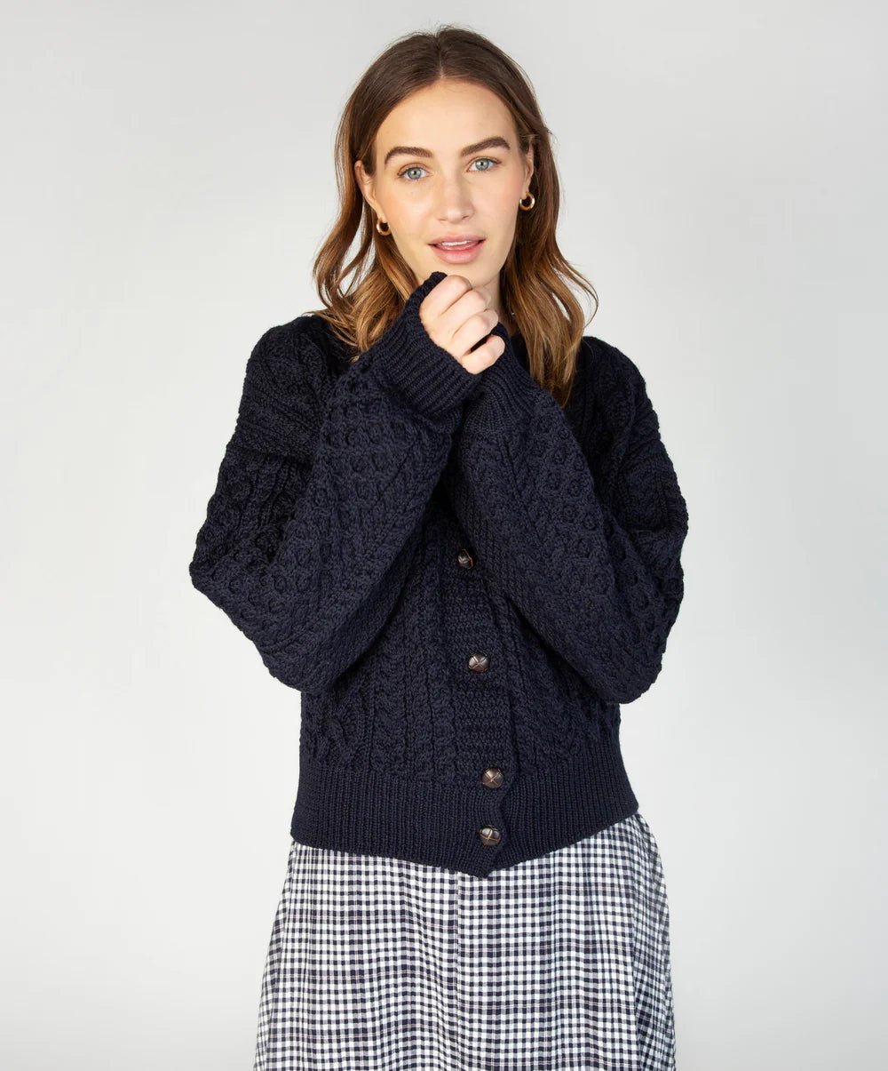 Clover Cropped | Ierse Wollen Vest - Colorie the Hague