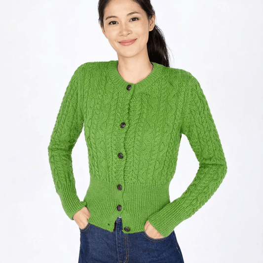 Cropped Cardigan | Elva | Irelands Eye Knitwear - Colorie the Hague