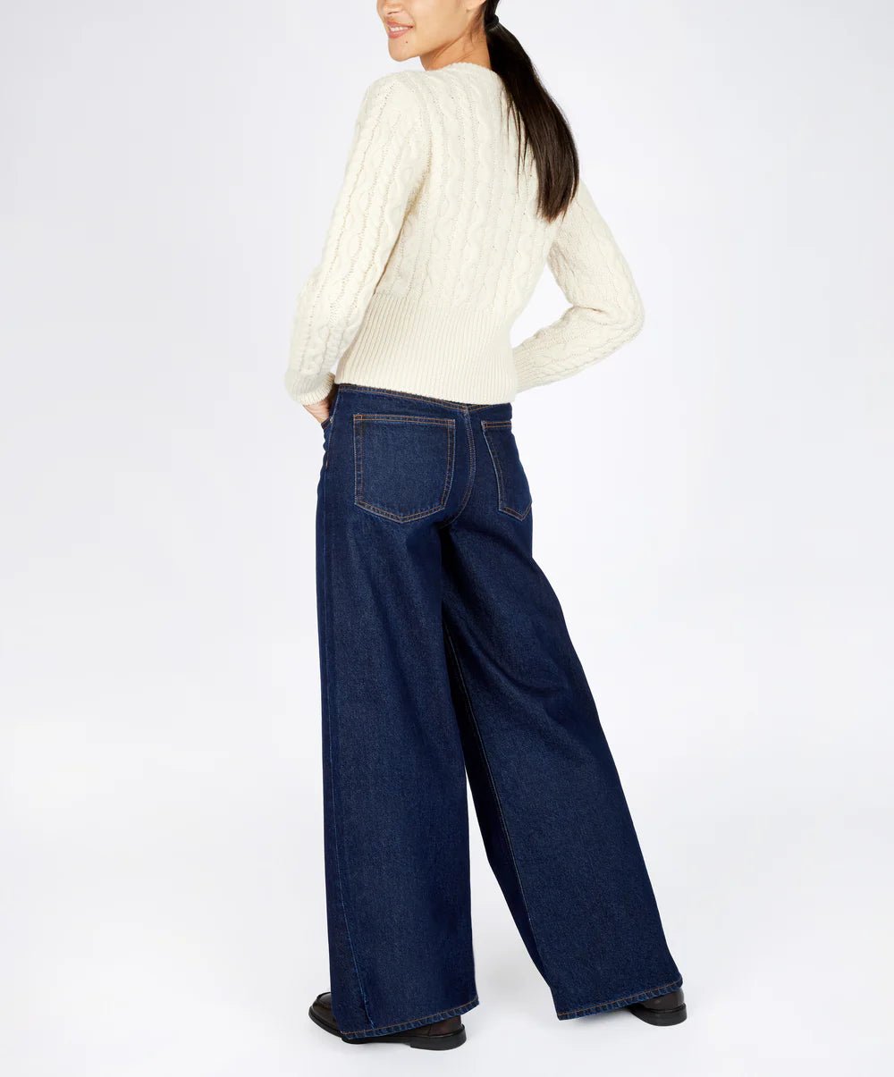 Cropped Cardigan | Elva | Natural - Colorie the Hague