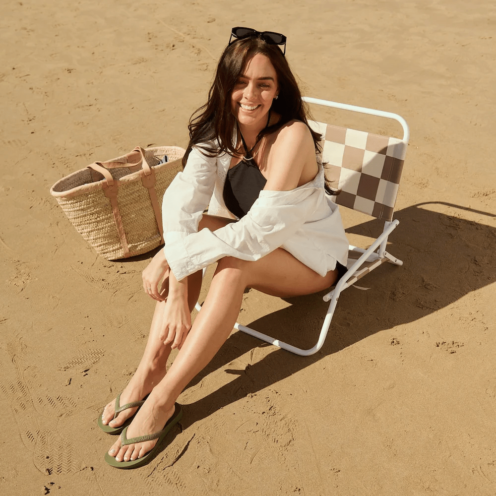 Dames Slippers Met Voetbed | Olive - Colorie the Hague