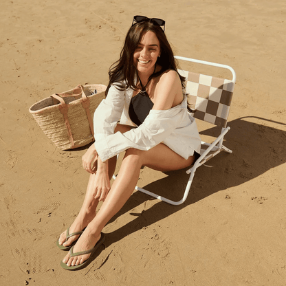 Dames Slippers Met Voetbed | Olive - Colorie the Hague