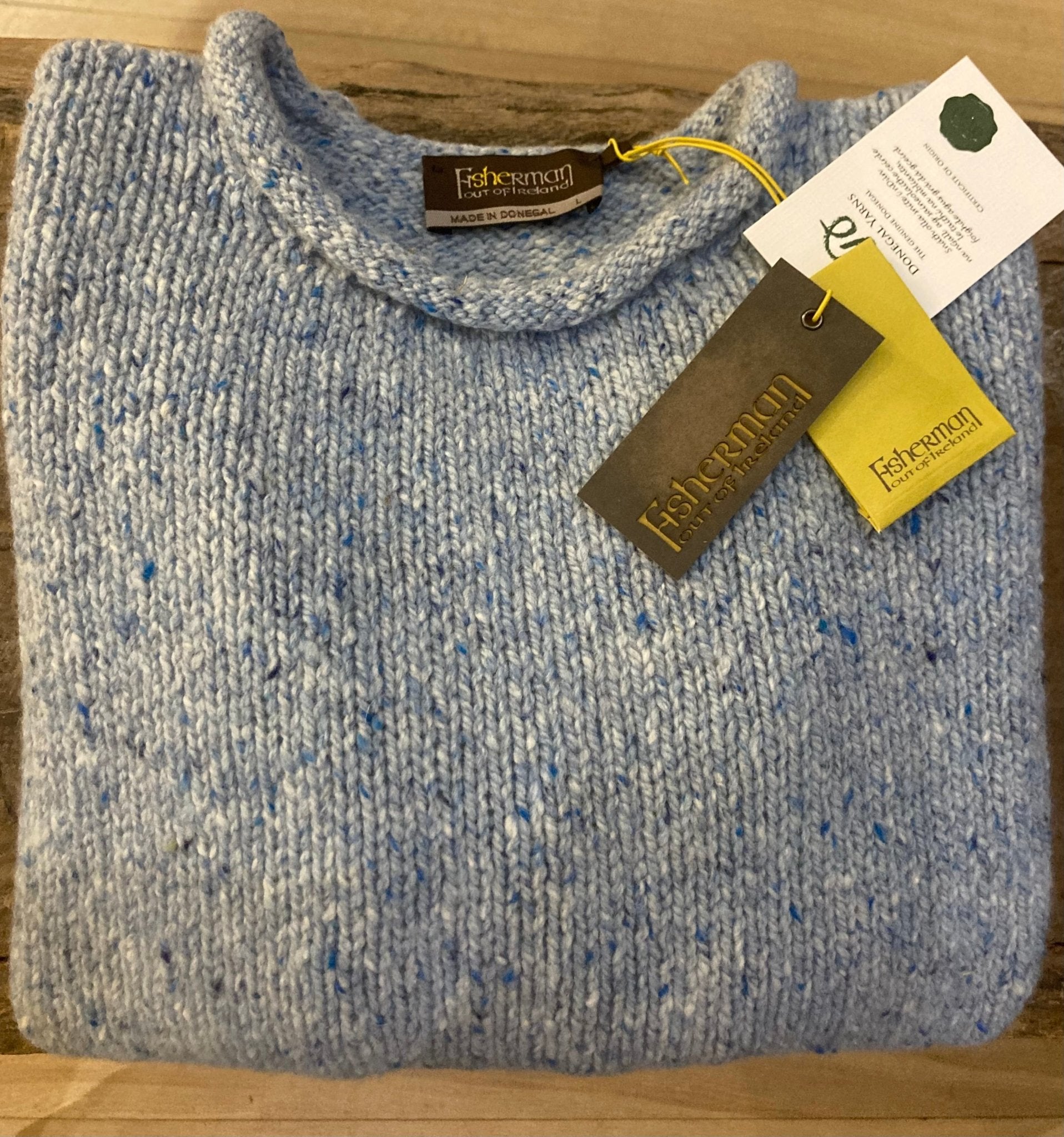 Donegal Fleck Roll Neck | Ierse Wollen Trui | - Colorie