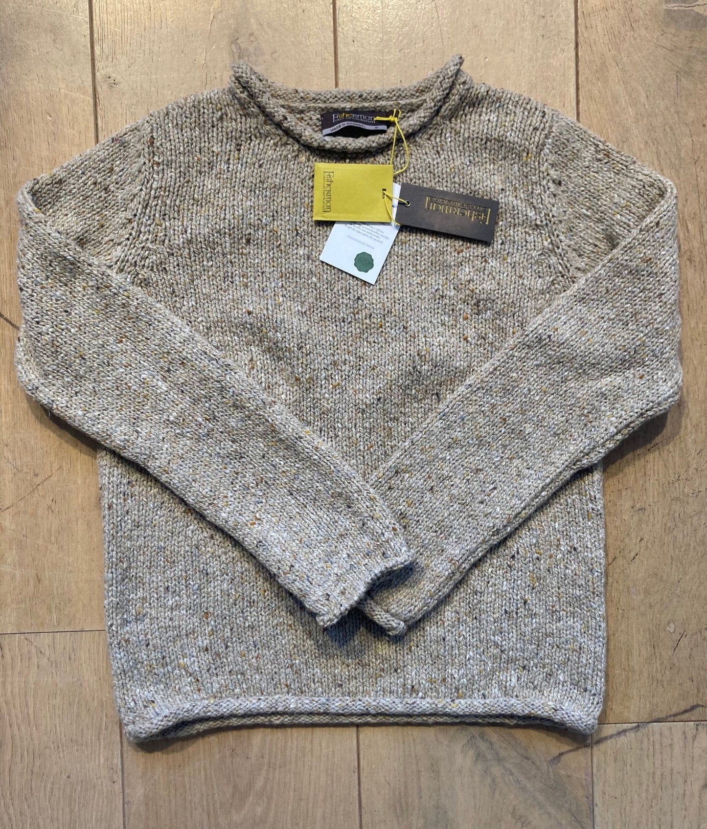 Donegal Fleck Roll Neck | Ierse Wollen Trui - Colorie the Hague