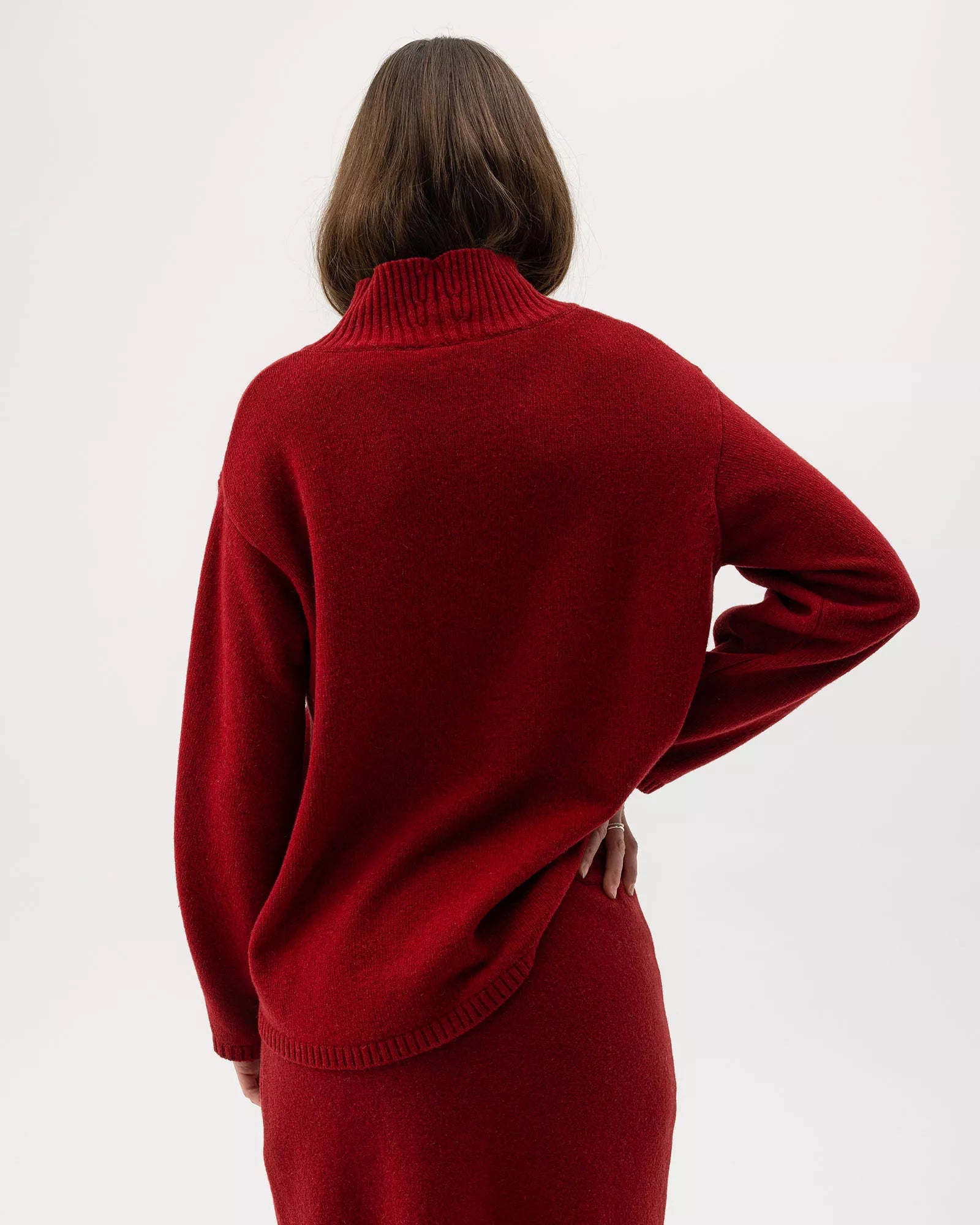 Gebreide Trui | Veronika Turtle | Ruby - Colorie the Hague