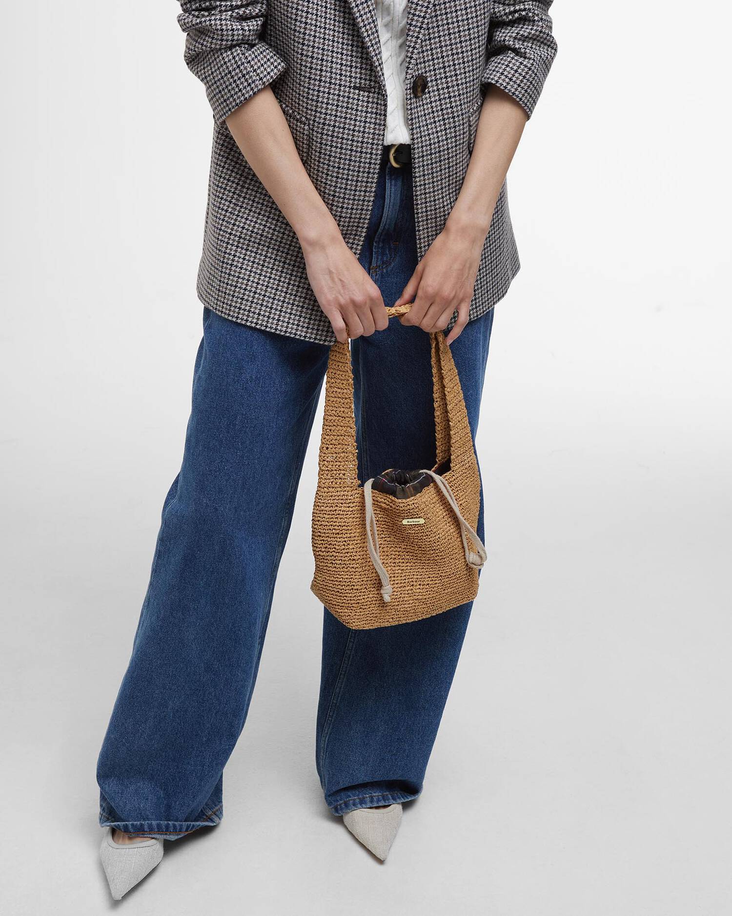 Geweven Tote Bag | Sand - Colorie the Hague