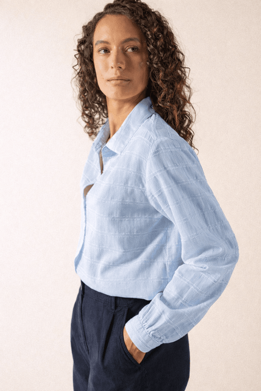 Katoenen Blouse | Agathe - Colorie the Hague