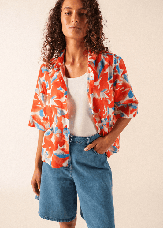 Katoenen Blouse | Alice - Colorie the Hague