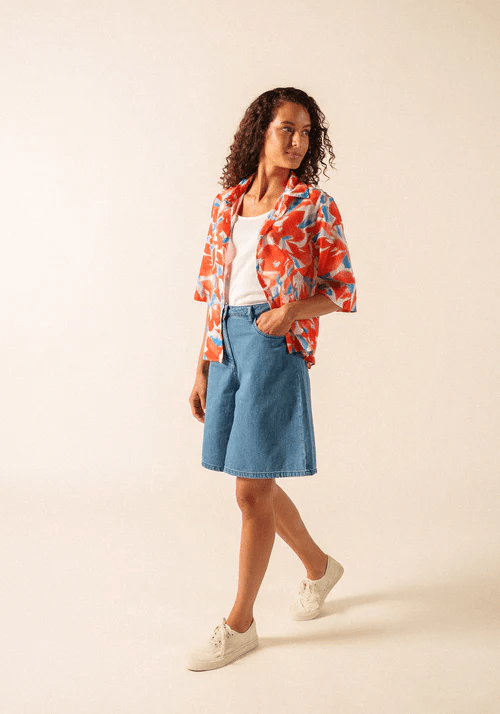 Katoenen Blouse | Alice - Colorie the Hague