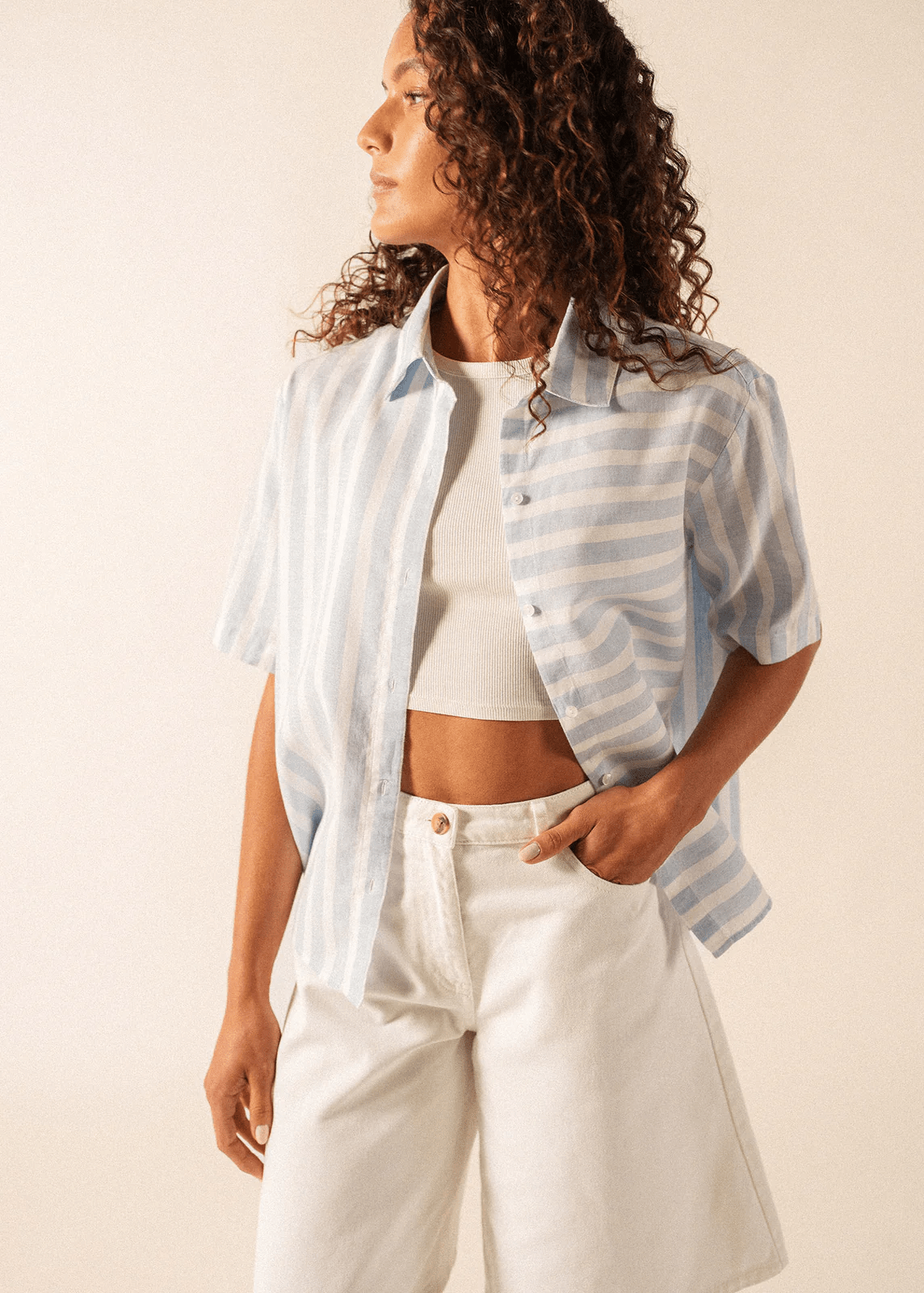 Katoenen Blouse | Alma - Colorie the Hague