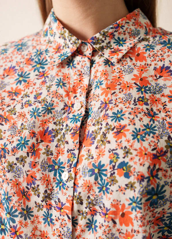 Katoenen Blouse | Fanny Cap West - Colorie the Hague