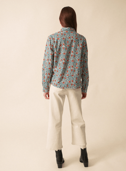 Katoenen Blouse | Fanny Mer De Glace - Colorie the Hague