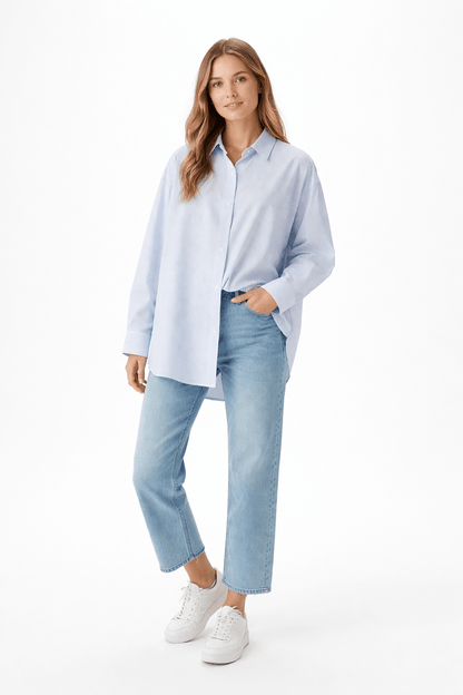 Katoenen Blouse | Micaela Stripe - Colorie the Hague