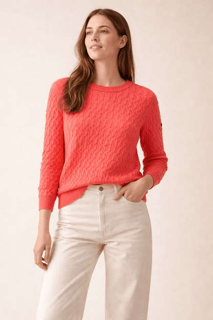 Katoenen Kabeltrui | Horgen - Colorie the Hague