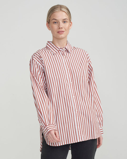 Katoenen Oversized Blouse | Amalia Rosedawn - Colorie