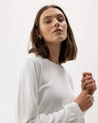 Katoenen Ronde Hals Trui | Hulda Crew - Colorie the Hague