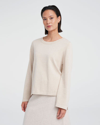 Katoenen Ronde Hals Trui | Hulda Crew - Colorie