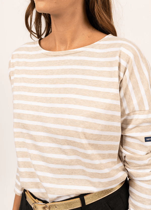 Katoenen Streepjes Shirt | Minquiers Drop - Colorie