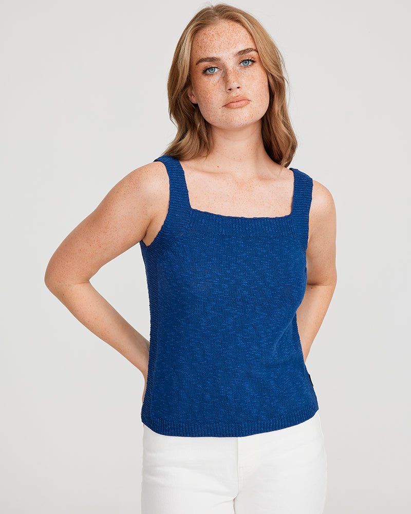 Katoenen Top | Lynn - Colorie the Hague