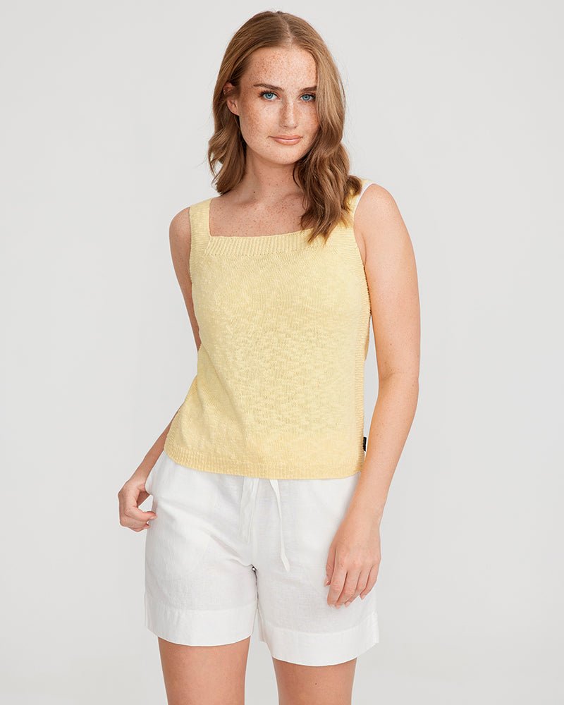 Katoenen Top | Lynn - Colorie the Hague
