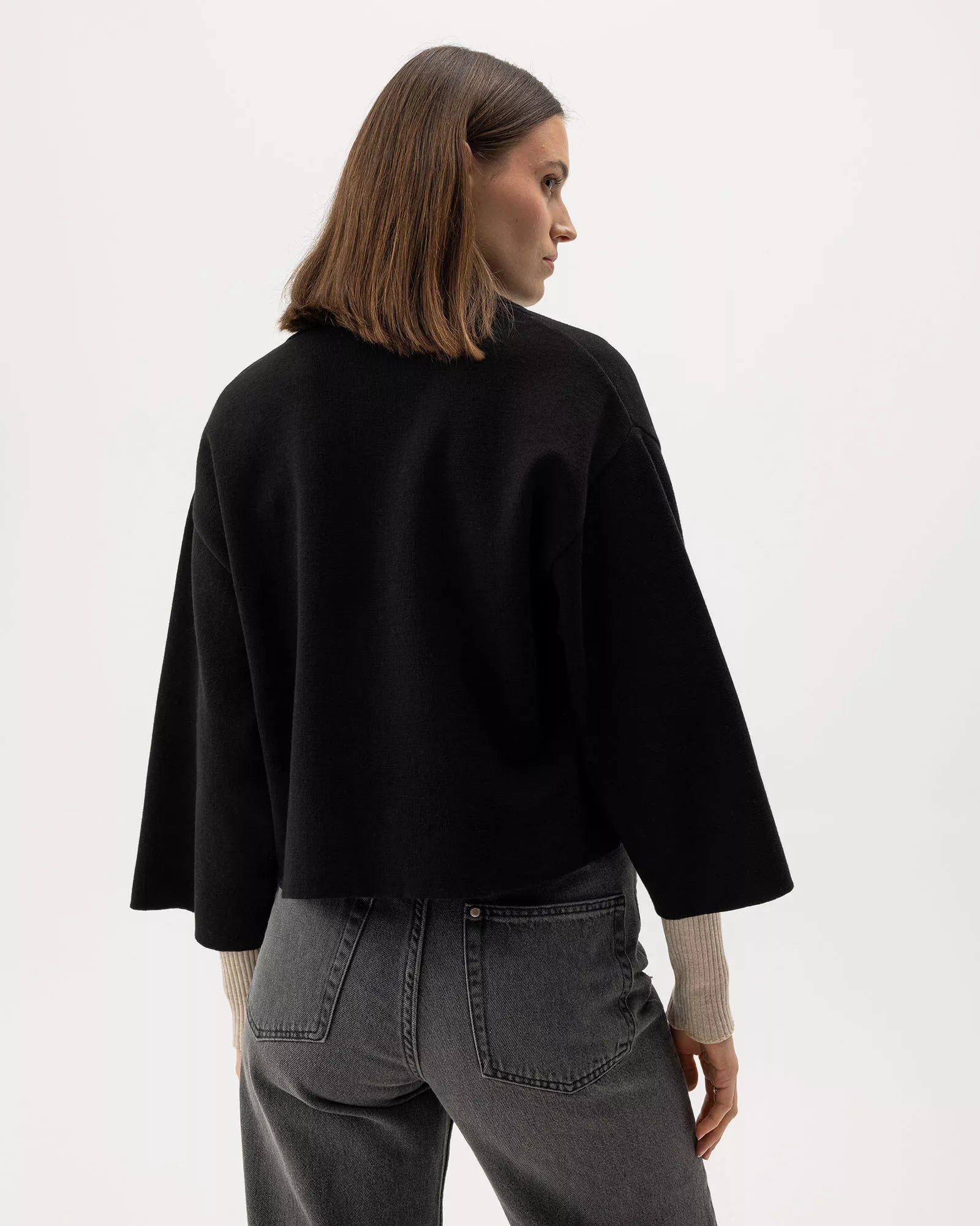 Katoenen Vestje | Jane Jacket | Black - Colorie the Hague