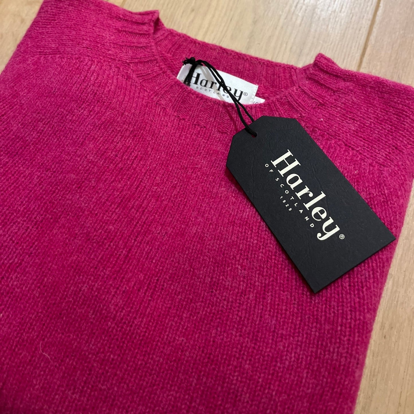 Lamswollen Trui | Gemêleerd | Lipstick - Colorie the Hague