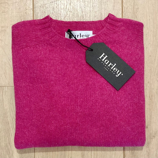 Lamswollen Trui | Gemêleerd | Lipstick - Colorie the Hague