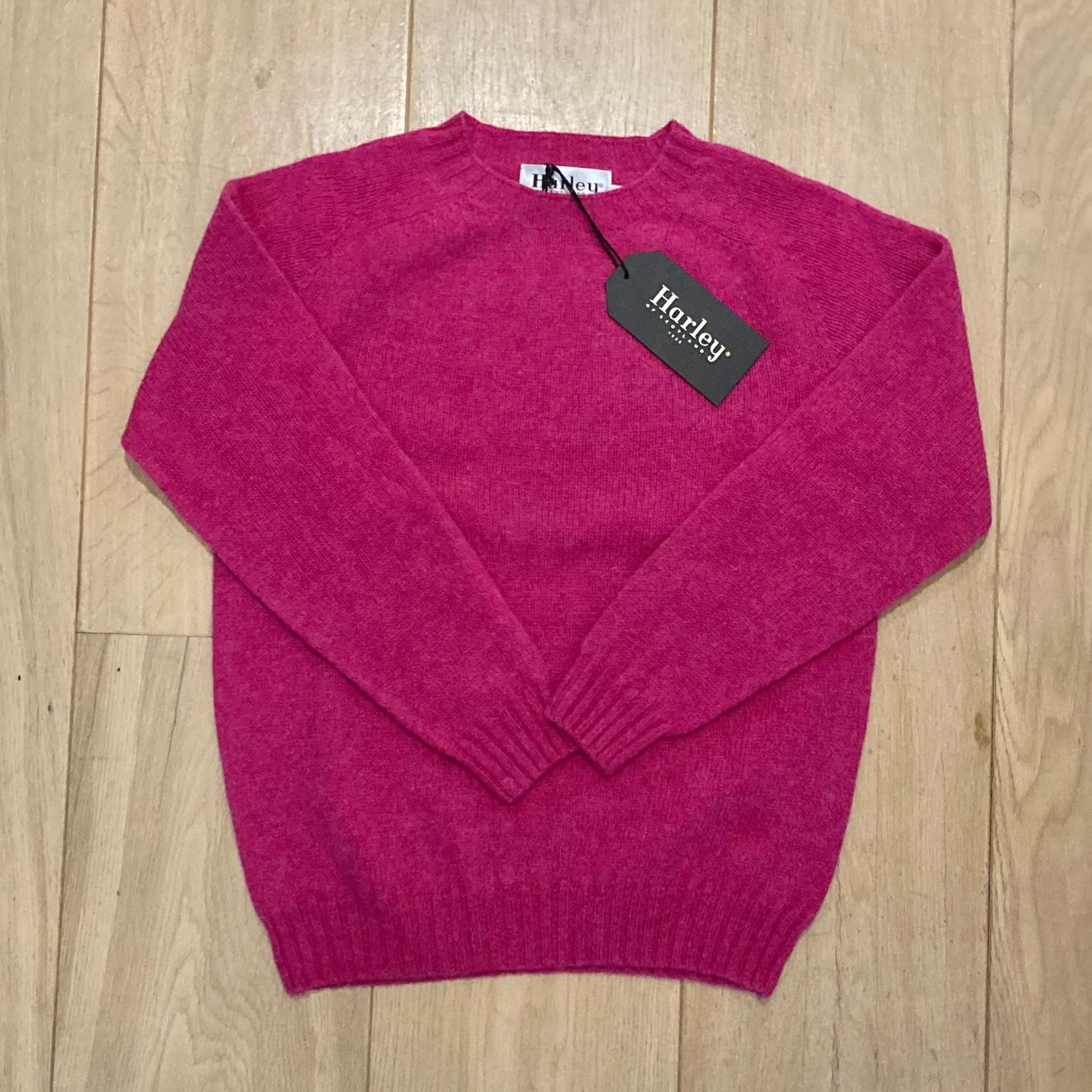 Lamswollen Trui | Gemêleerd | Lipstick - Colorie the Hague