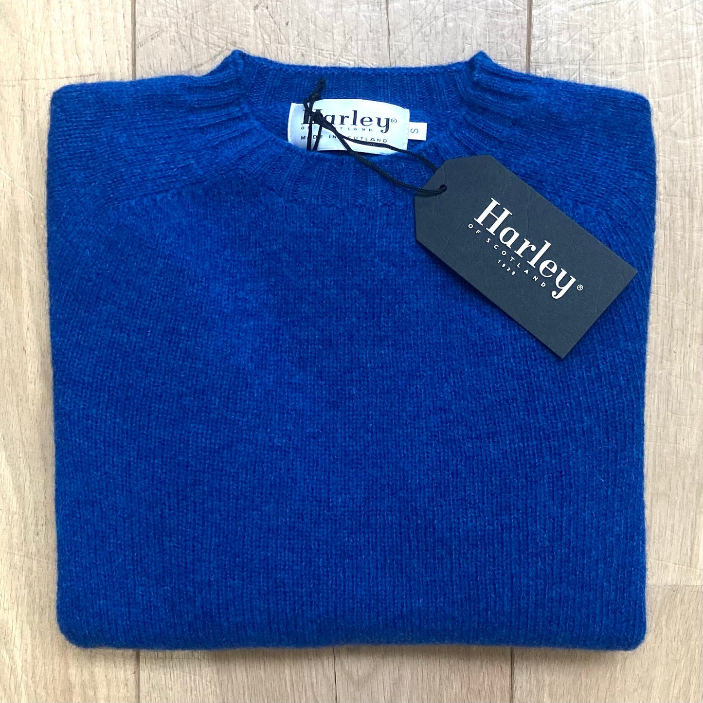 Lamswollen Trui | Gemêleerd | Sapphire - Colorie the Hague