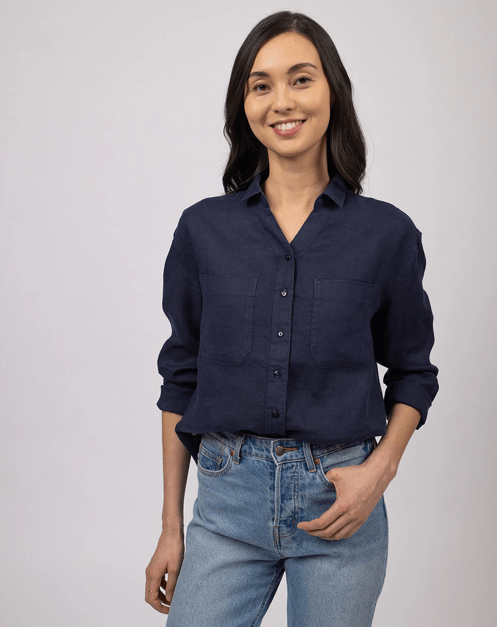 Linnen Blouse | Charlene - Colorie